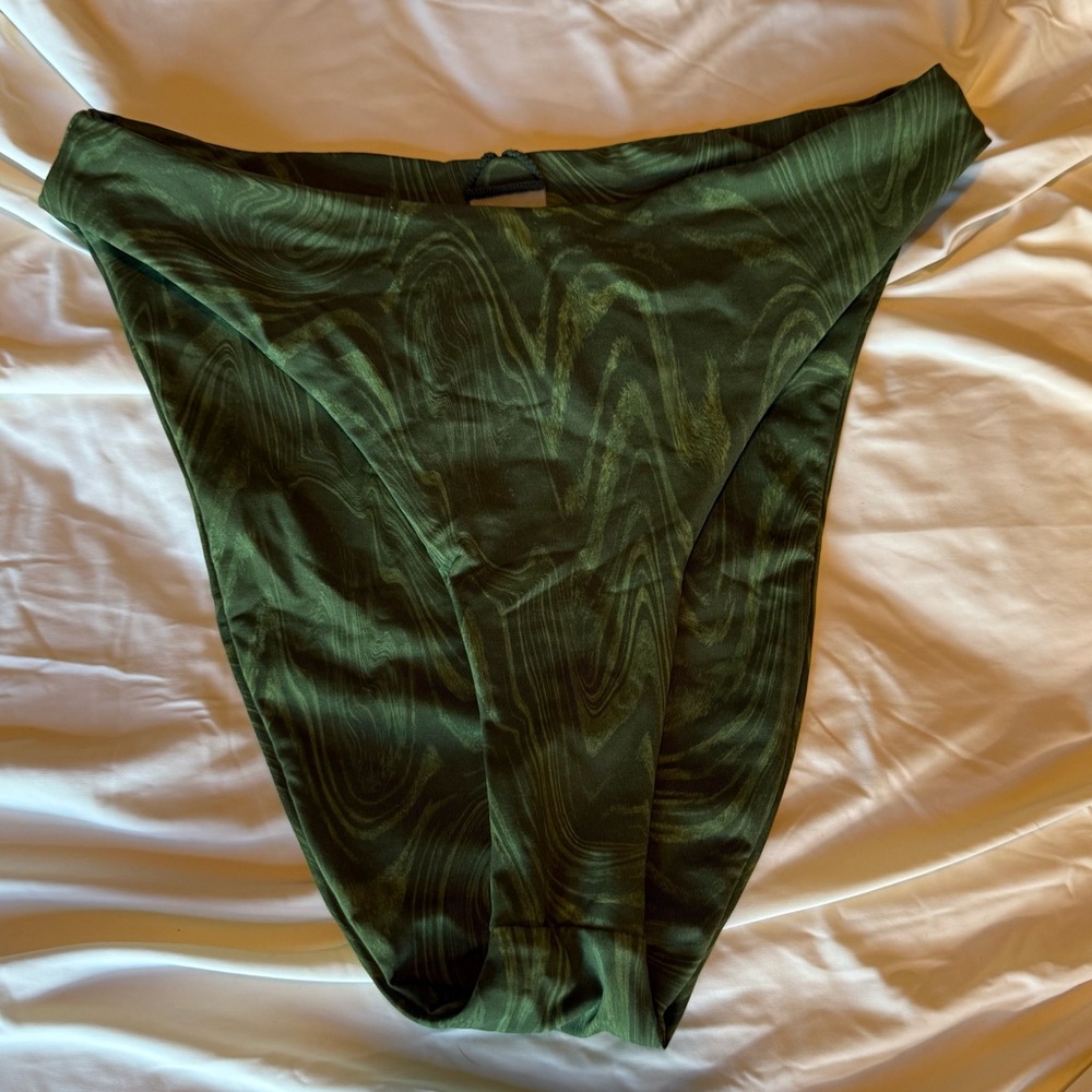 Good American Green Bikini Bottom
